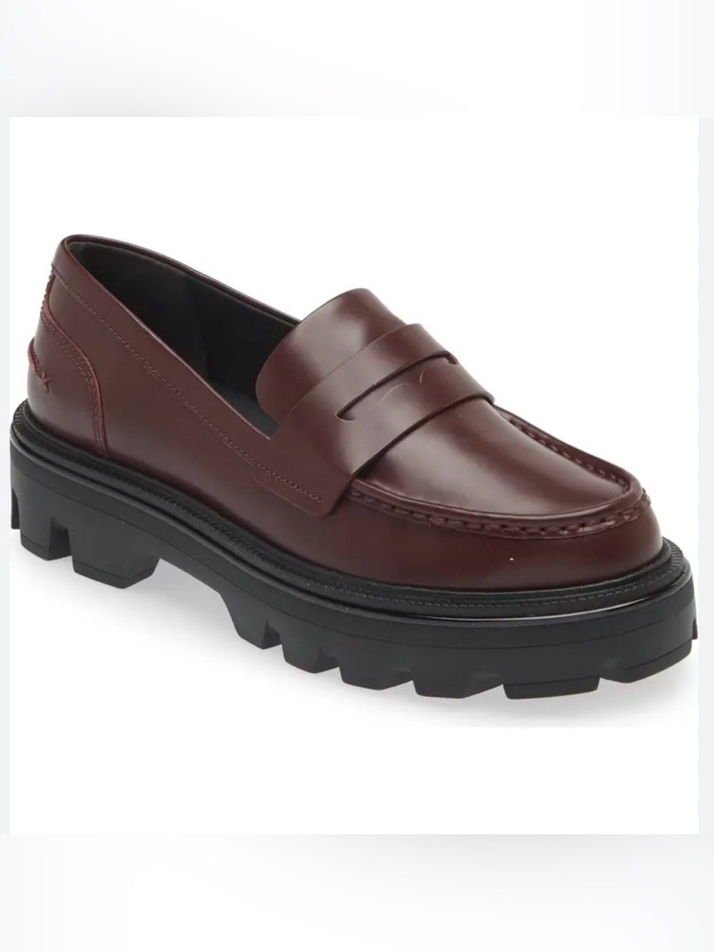 New rag & bone Quinn Lug Sole Loafer size 8